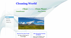 Desktop Screenshot of cleaningworldak.com